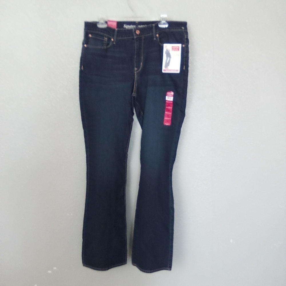 Signature Women's Dark Blue Jeans ( Bag M )